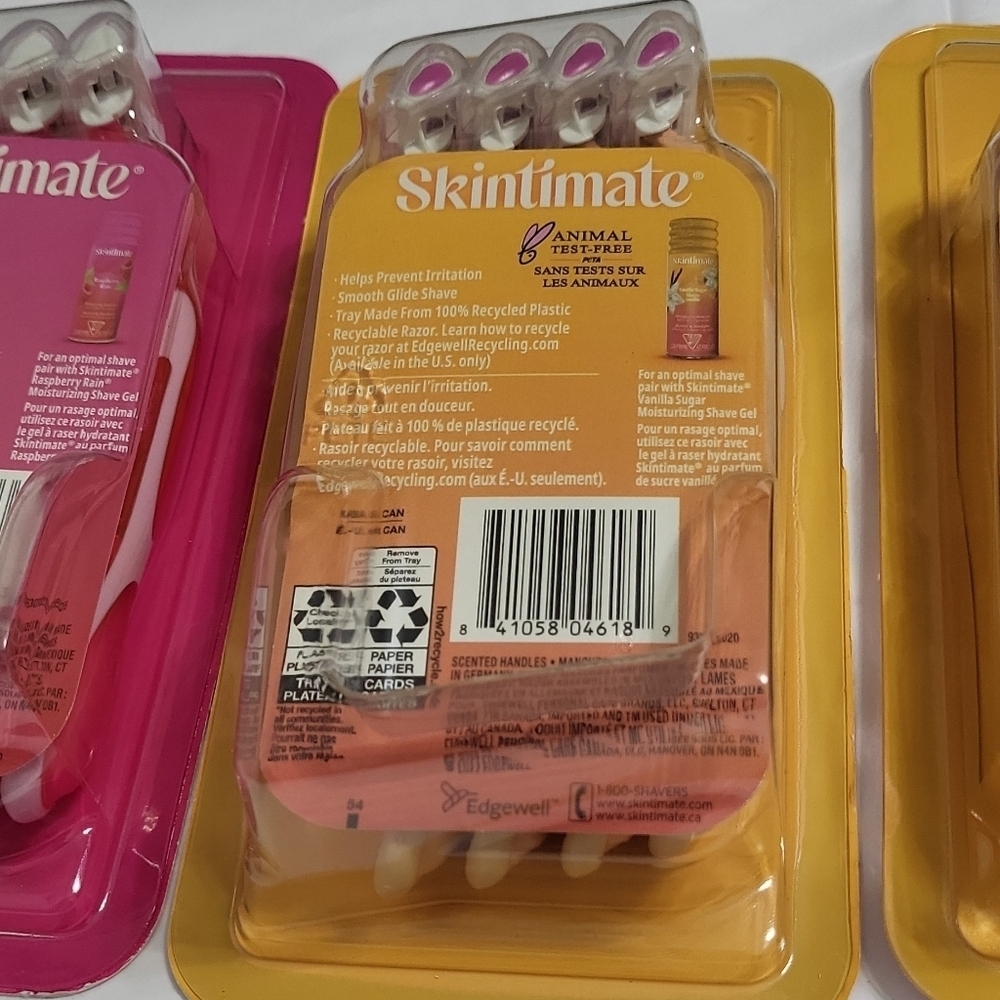 Skintimate Raspberry Rain and Vanilla Sugar Razors - Picture 7 of 13